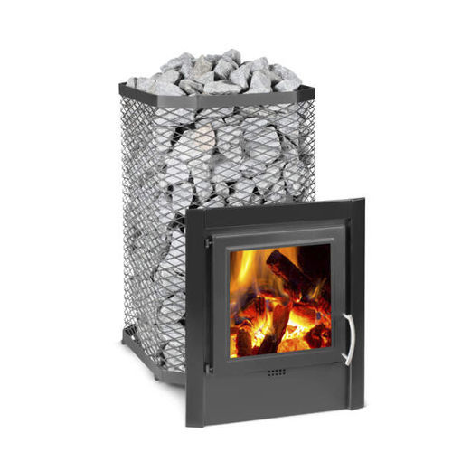 木材桑拿加热器 - FinTec Leif mh  - Fire Ice Systemtec Georg Zelger e.K. - 9 kW / 落地式 / 金属