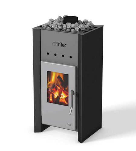 木材桑拿加热器 - FinTec Troll - Fire Ice Systemtec Georg Zelger e.K. - 5 kW...10 kW / 落地式 / 金属