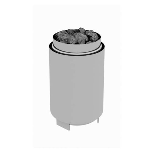 电动桑拿加热器 - RONDO-therm type rd 33 - Fire Ice Systemtec Georg Zelger e.K. - 5 kW...10 kW / 落地式 / 铬钢
