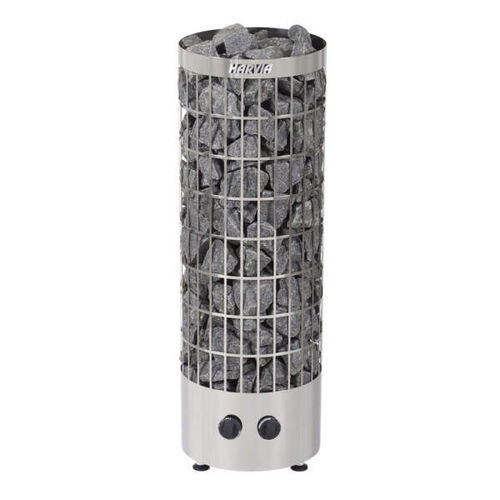 电动桑拿加热器 - HARVIA CILINDRO H EE - Fire Ice Systemtec Georg Zelger e.K. - 11 kW / 落地式 / 不锈钢