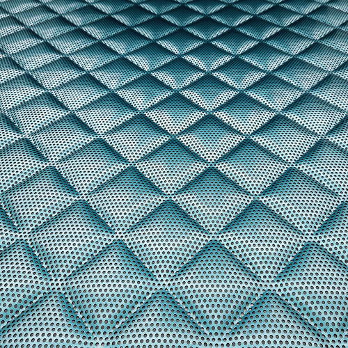 装饰金属板 - QUILT - EMBOSS PANELS - 带孔 / 压纹 / 不锈钢