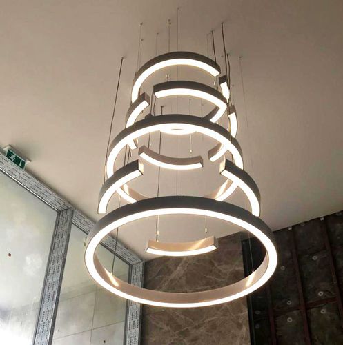 吊灯 - LOOP MULTI - HB LUX LIGHTING - HB LUX TEKNOLOJI SAN VE TIC LTD - 挤压铝材 / 现代风格 / 有线