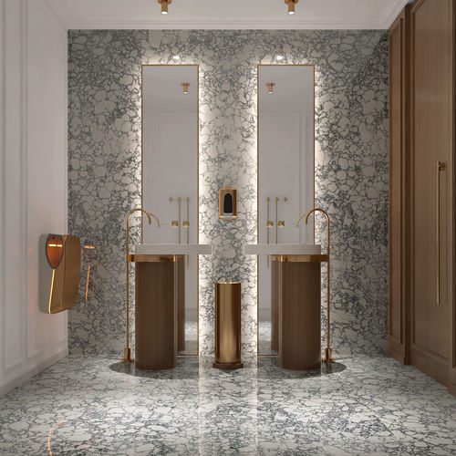人造石厨房台面 - Arabescatto - Fujian Ultracera New Materials CO.,Ltd - 复合材料 / 石材 / 商用厨房