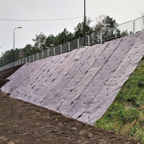 排水土工复合材料 - POLGRID BIO - Pietrucha Group - 防护 / 用于防止侵蚀 / 加固