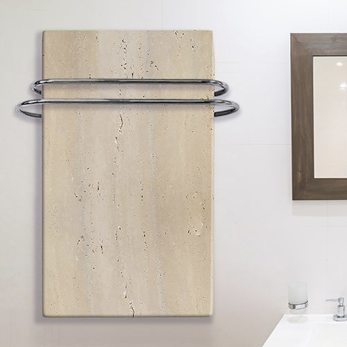 电动散热毛巾架 - Le Fante Travertino - Chaleur Naturelle - 1001 w...1500 w / 现代风格 / 天然石材