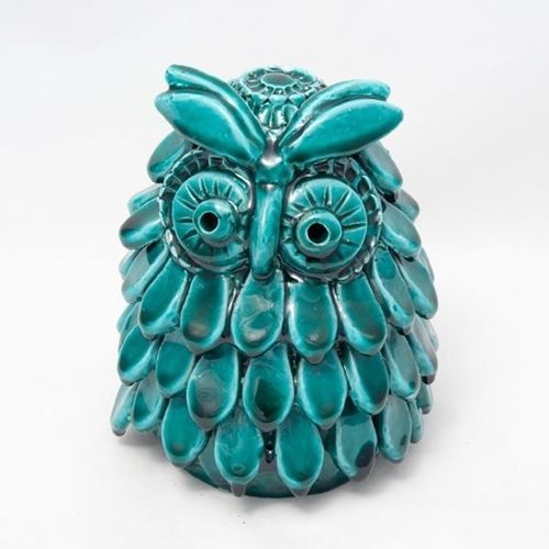 陶瓷雕塑 - GUFETTO - THE PIGGY BANK - mavi ceramica - 独立式 / 商用 / 蓝色