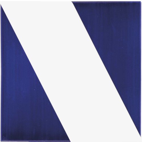 陶瓷砖 - Alfabetile Letter N - mavi ceramica - 半亮光型 / 室内 / 户外