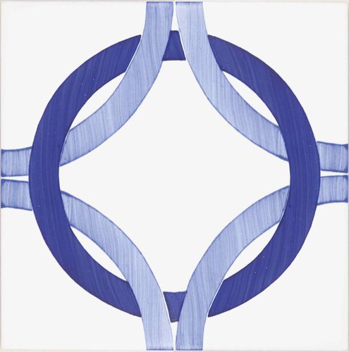 陶瓷砖 - Blue Type 3 - mavi ceramica - 珐琅 / 室内 / 户外