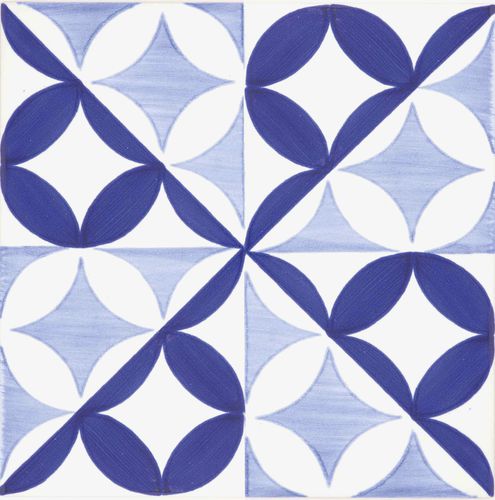 陶瓷砖 - Blue Type 4 - mavi ceramica - 珐琅 / 室内 / 户外