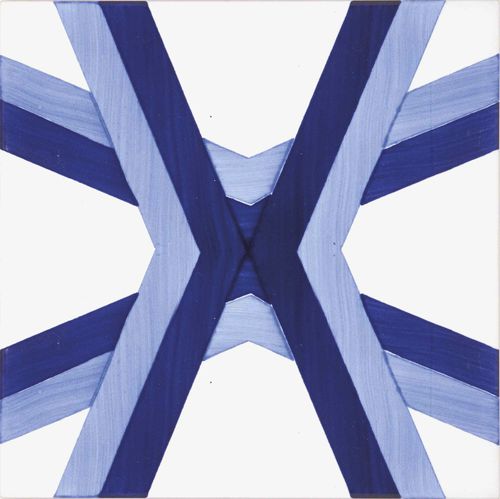 陶瓷砖 - Blue Type 7 - mavi ceramica - 珐琅 / 室内 / 户外