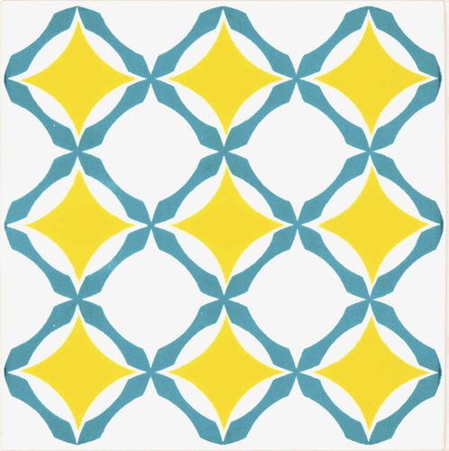陶瓷砖 - TIPO 7 - mavi ceramica - 珐琅 / 缎面 / 拉绒