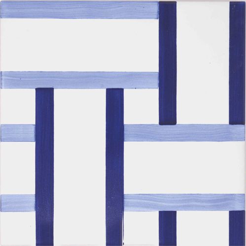 陶瓷砖 - Blue Type 12 - mavi ceramica - 珐琅 / 室内 / 户外
