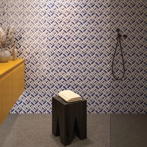 陶瓷砖 - Blue Type 9 - mavi ceramica - 珐琅 / 室内 / 户外