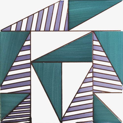 陶瓷砖 - TARTAN TEXTILE 3 - mavi ceramica - 哑光 / 室内 / 户外