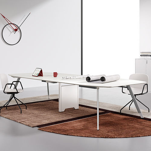 现代风格会议桌 - LIDO - Zhejiang Sunon Furniture Manufacture Co., Ltd. - 栎木 / 层压材料 / 钢座桌脚
