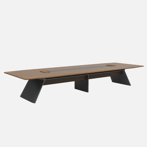 现代风格会议桌 - Aulenti  - Zhejiang Sunon Furniture Manufacture Co., Ltd. - 木制贴皮 / 胡桃木 / 木桌脚