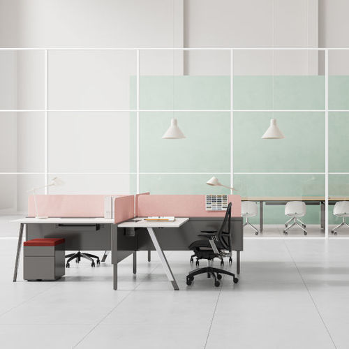 开放式办公桌 - VERDURE-X - Zhejiang Sunon Furniture Manufacture Co., Ltd. - 落地 / 现代风格 / 栎木