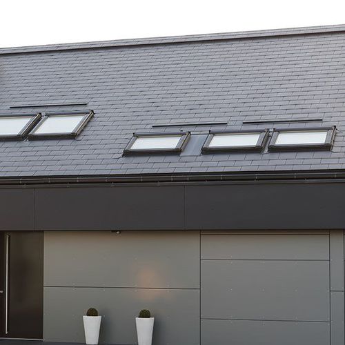平面式屋面板 - DOUBLE PATTERN - Cedral - 纤维水泥 / 仿板岩 / 阻燃