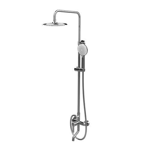 不锈钢淋浴柱 - HWB5005-P01CP - Huida Sanitary Ware Co., Ltd. - 镀铬表层 / 壁挂 / 现代风格