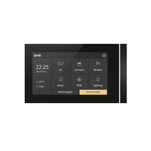 智能家居设备控制键盘 - SMART TOUCH V50 HORIZONTAL - Guangzhou Video-Star Intelligent Corp., Ltd - 用于灯具 / 壁挂 / 触摸屏