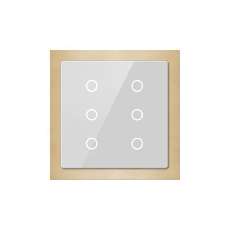 智能家居设备控制键盘 - 6 BUTTONS TOUCH - Guangzhou Video-Star Intelligent Corp., Ltd - 用于灯具 / 壁挂 / KNX