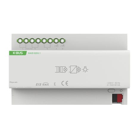 DIN导轨调光器 - KA/D 0103.1 - Guangzhou Video-Star Intelligent Corp., Ltd - 智能家居设备 / KNX