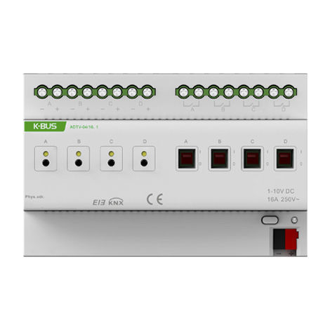 DIN导轨调光器 - ADTV-04/16.1 - Guangzhou Video-Star Intelligent Corp., Ltd - 智能家居设备 / KNX