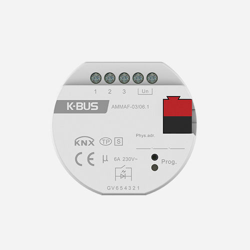 智能家居设备开关驱动器 - AMMAF-03/06.1 - Guangzhou Video-Star Intelligent Corp., Ltd - KNX / DIN导轨 / 家用