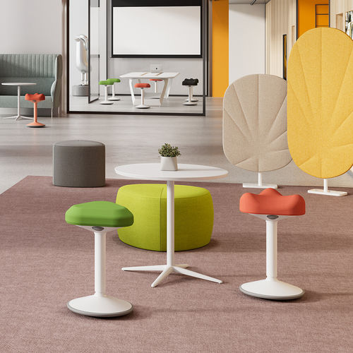 现代风格吧台凳 - R06 - Foshan Orcco Furniture Co., Ltd. - 泡沫 / 尼龙底座 / 中央脚撑
