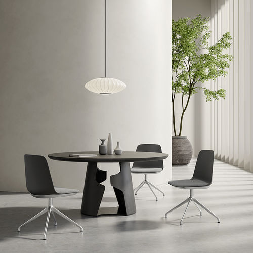 原创设计访客椅 - Lola 04-A0 - Foshan Orcco Furniture Co., Ltd. - 室内 / 聚丙烯 / 皮质