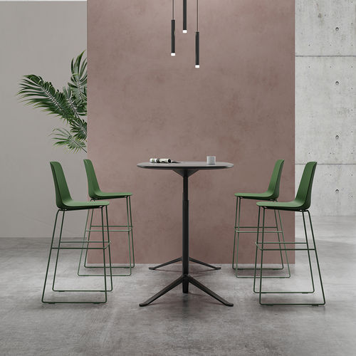 现代风格吧椅 - Lola 1.0 - Foshan Orcco Furniture Co., Ltd. - 室内 / 塑料 / 钢座桌脚