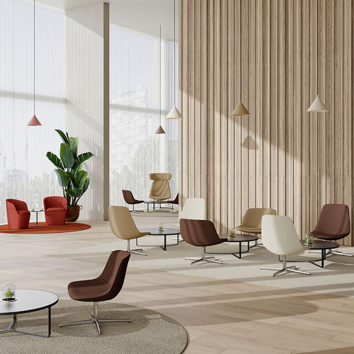 现代风格访客椅 - Lola Public - Foshan Orcco Furniture Co., Ltd. - 室内 / 布料 / 钢座桌脚