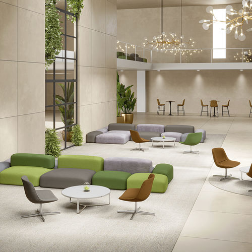 现代风格扶手椅 - Lola 80B - Foshan Orcco Furniture Co., Ltd. - 布料 / 铝制 / 布艺
