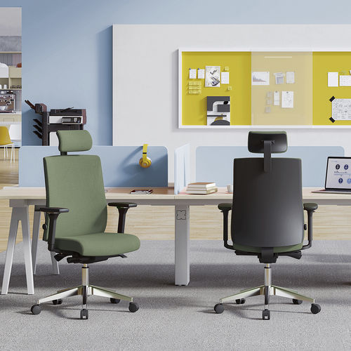 皮质老板椅 - M068 Office chair - Foshan Orcco Furniture Co., Ltd. - 布料 / 抛光铝 / 布艺