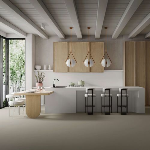 瓷质厨房台面 - OSCAR  - Guangdong Kito Ceramics Group Co., Ltd. - 商用 / 厨房 / 白色
