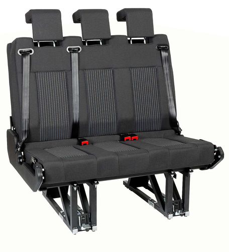 现代风格软包长凳 - SL3 - AUTOLIFT Srl - 布料 / 金属桌脚 / 商用