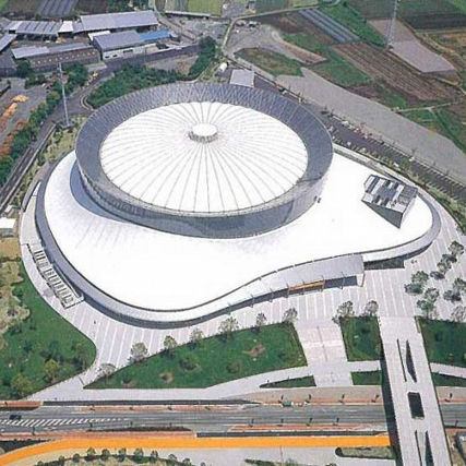 布料建筑膜材 - FGT-600（PARK DOME KUMAMOTO） - Chukoh Chemical Industries,Ltd. - 玻璃纤维 / 含氟聚合物 / PTFE