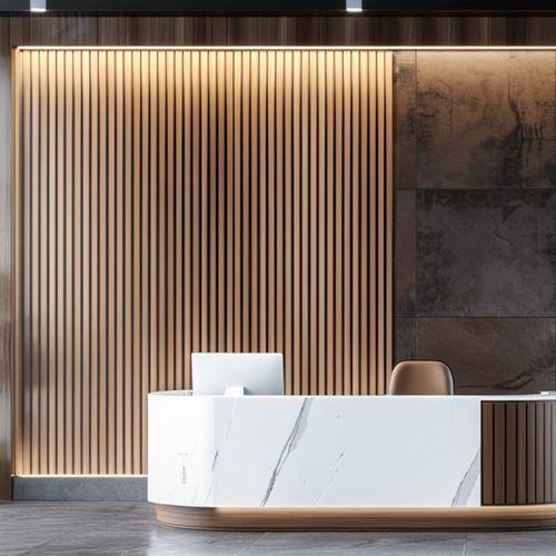 墙面隔音板 - SLATS - The Acoustics Company SAS - 木制 / 聚酯 / 吸声织物