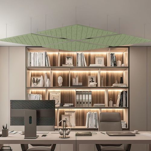 PET声障板 - ATMOS - The Acoustics Company SAS - 天花板 / 长方形 / 三角形
