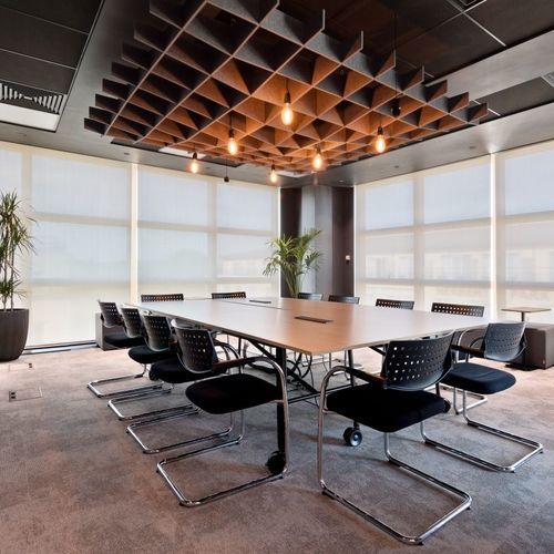 PET声障板 - LATTICE - The Acoustics Company SAS - 天花板 / 正方形 / 阻燃