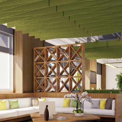 PET声障板 - ALPHA CANOPY - PYRAMID - The Acoustics Company SAS - 悬挂式 / 装饰 / 耐用