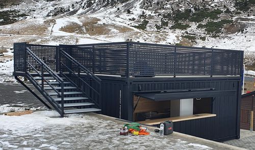 公共机构用集装箱建筑 - BULLBOX - 餐厅 / 用于商店 / 大型活动