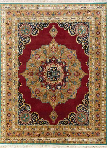 传统风格地毯 - AALAM - Jaipur Rugs - 东方图案 / 羊毛 / 丝绸