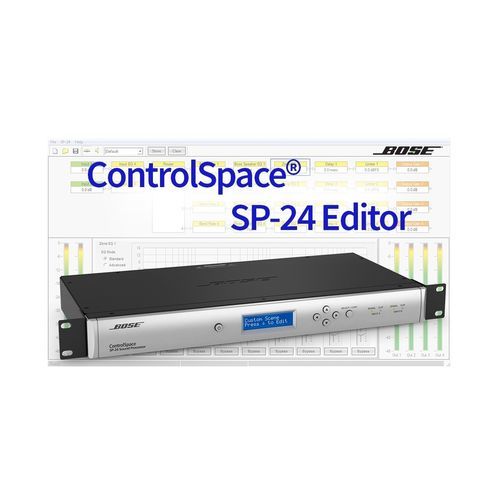 设计软件 - SP-24 EDITOR - Bose Professional