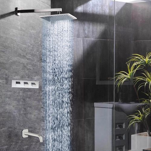 嵌入式淋浴套件 - SITA PLATINUM LED - FontanaShowers - 现代风格 / 带固定莲蓬头
