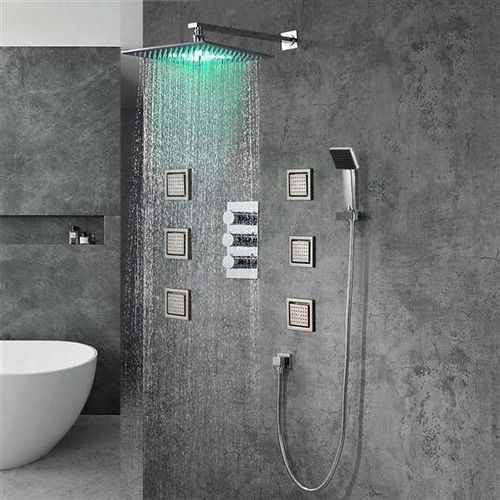 嵌入式淋浴莲蓬头 - MILAN - FontanaShowers - 正方形 / 雨水