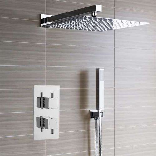 嵌入式淋浴套件 - LIMA ULTRA THIN  - FontanaShowers - 现代风格 / 带有手持淋浴喷头 / 恒温