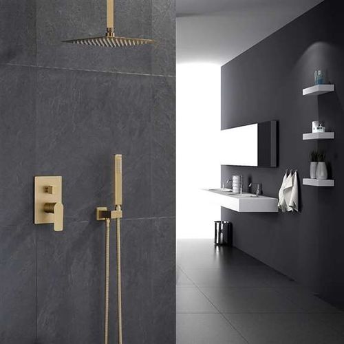 壁挂淋浴套件 - NAPOLI - FontanaShowers - 现代风格 / 带有手持淋浴喷头 / 雨水