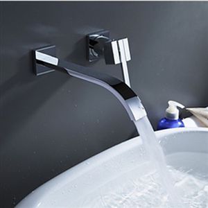 洗手池调温龙头 - MELO  - FontanaShowers - 壁挂 / 镀铬金属 / 浴室