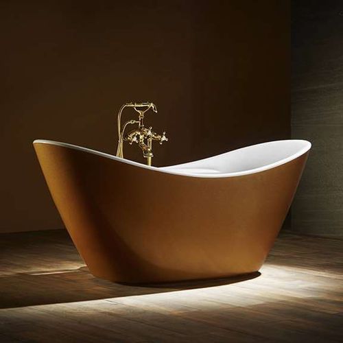 椭圆浴缸 - LUIGI  - FontanaShowers - 岛台式 / 住宅用 / 丙烯塑料